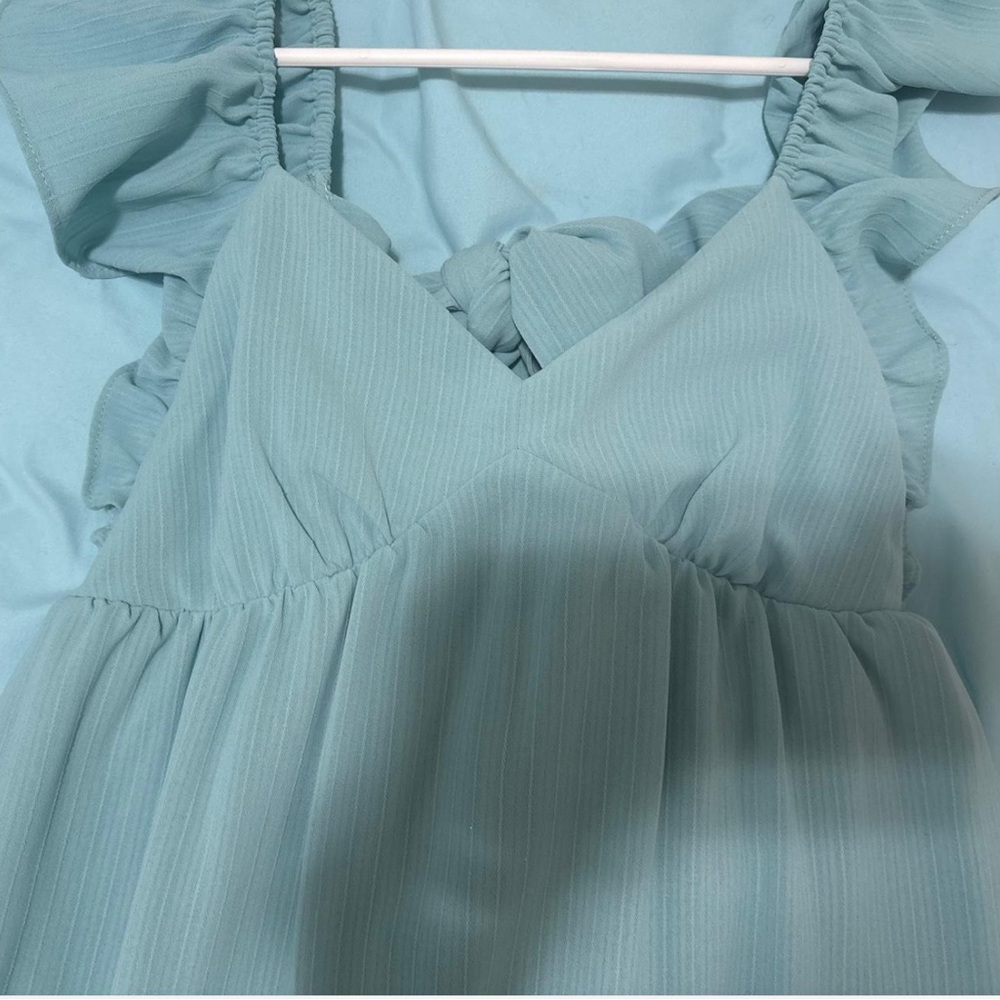 Dry Goods Light Blue Mini Dress